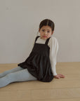 Prinballoon blouse. Black