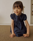 Berry denim dress