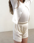 Eyelet shorts