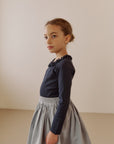 Pintuck palm skirt