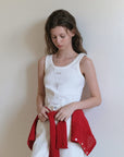 Kai Two-way Sleeveless Top.Ivory