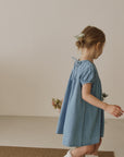 Berry denim dress