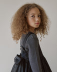 Prinballoon blouse. Black