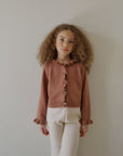 Nile frill cardigan