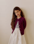 Pintuck palm skirt