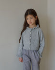 Nile frill cardigan