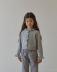 Nile frill cardigan