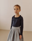 Pintuck palm skirt
