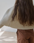 Sendy knit cape