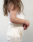 Eyelet pico sleeveless