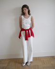 Kai Two-way Sleeveless Top.Ivory