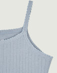 Eyelet pico sleeveless