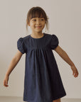 Berry denim dress