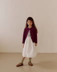 Pintuck palm skirt