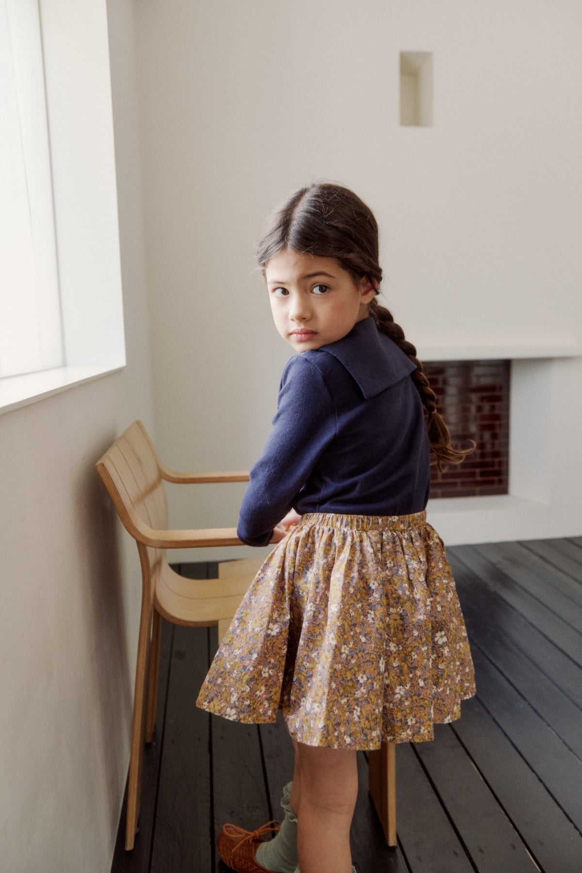 Fiora skirt.Mustard