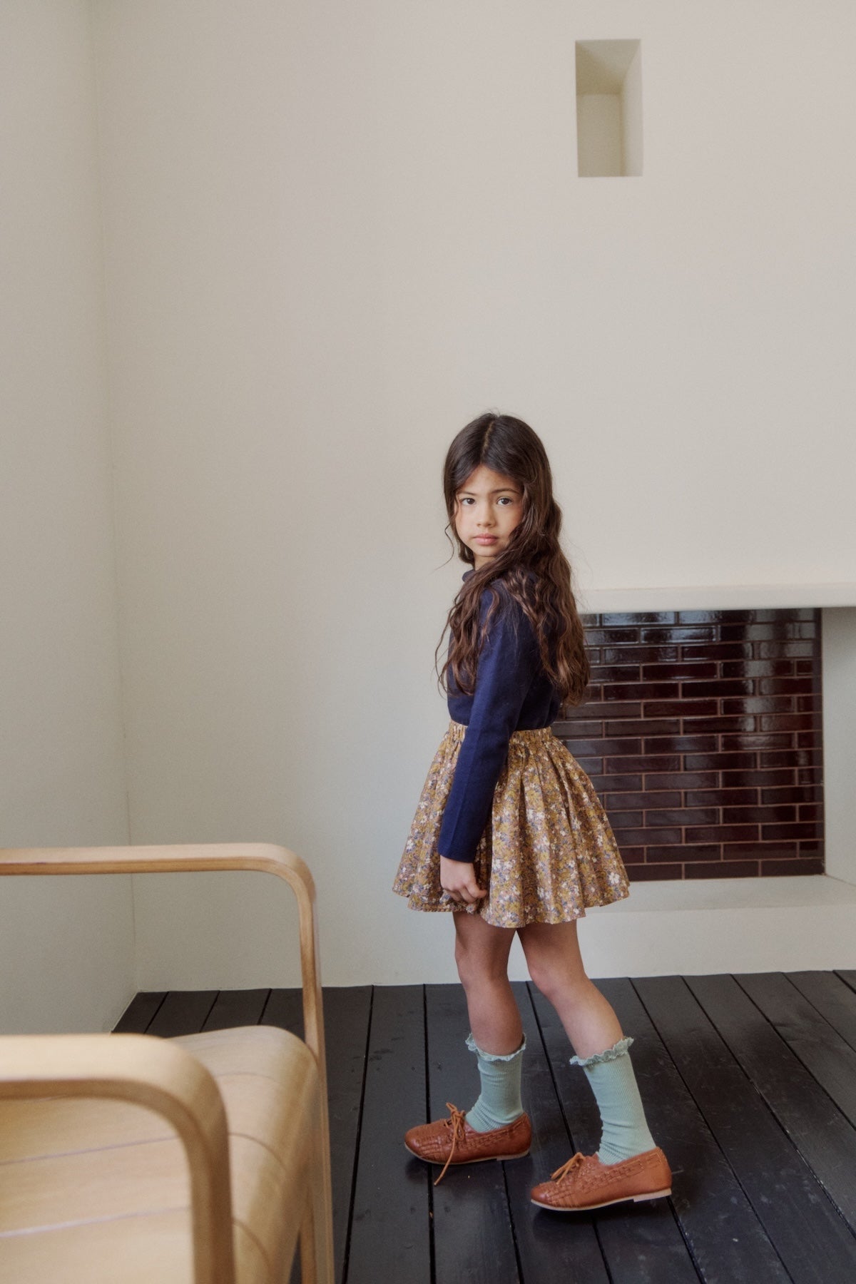 Fiora skirt.Mustard