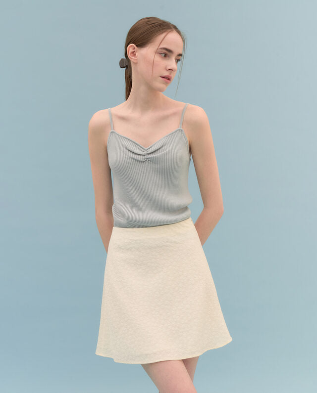 Moire Knit Sleeveless