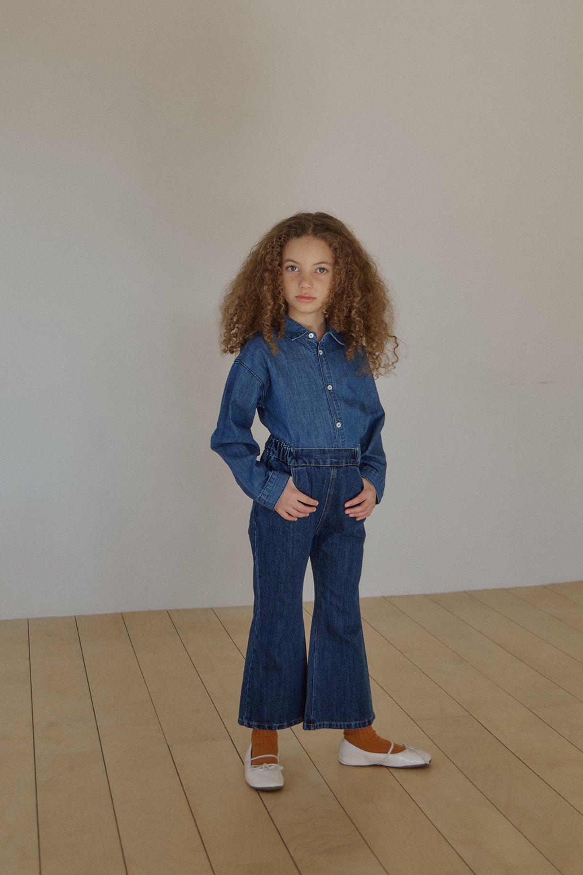 Pony denim pants