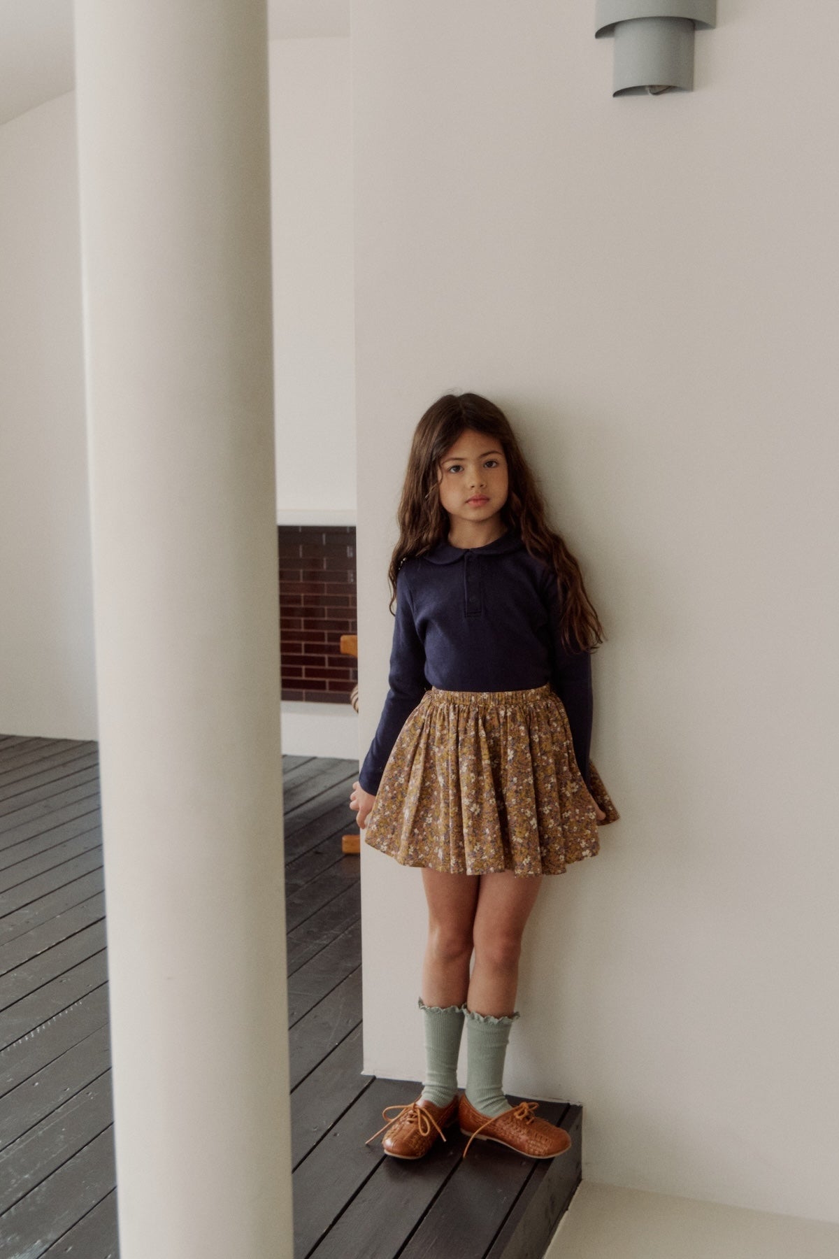 Fiora skirt.Mustard