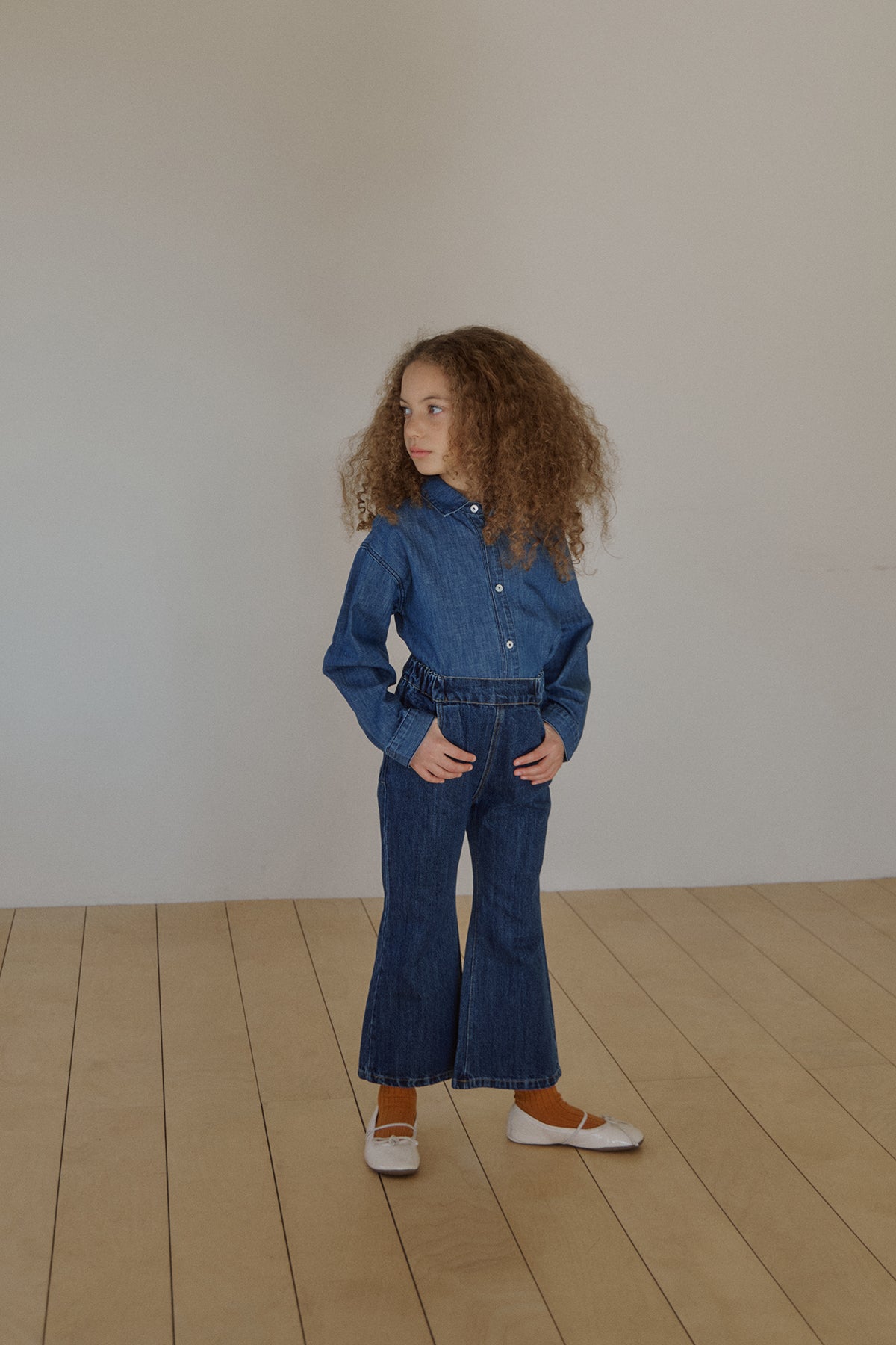 Pony denim pants