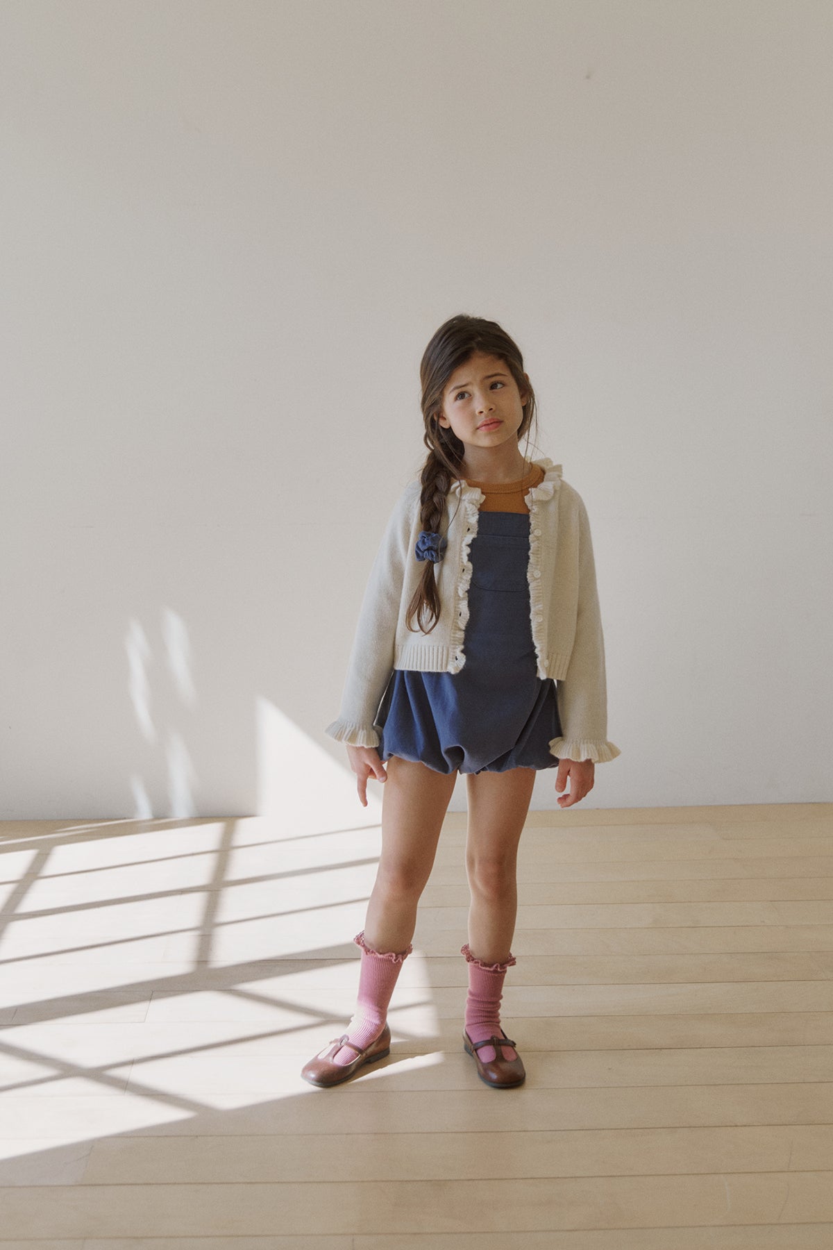 Nile frill cardigan