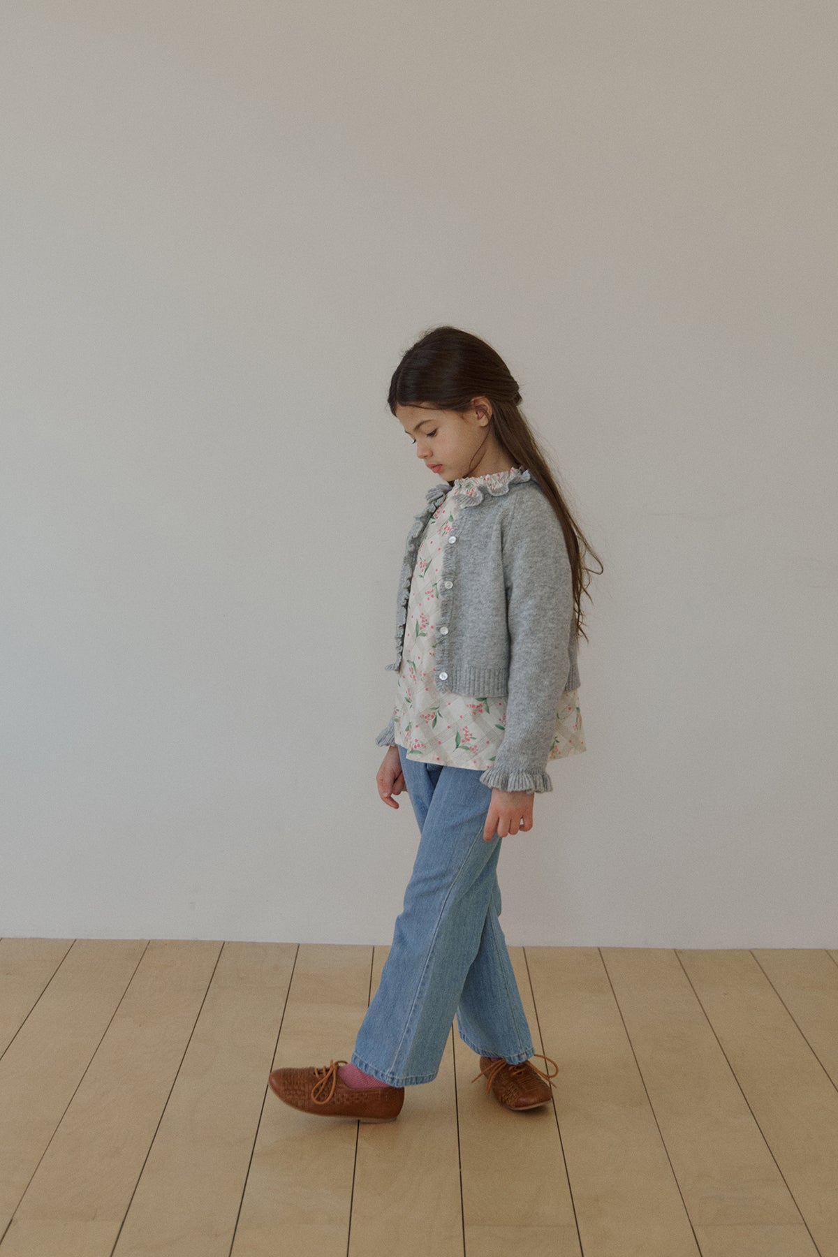 Nile frill cardigan