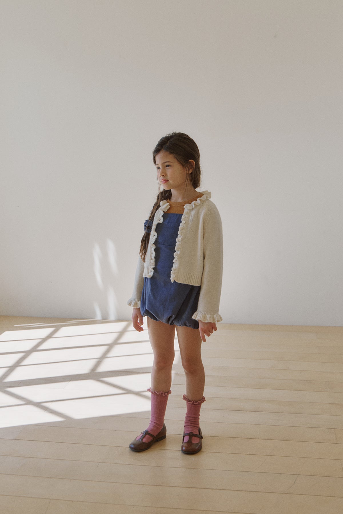 Nile frill cardigan