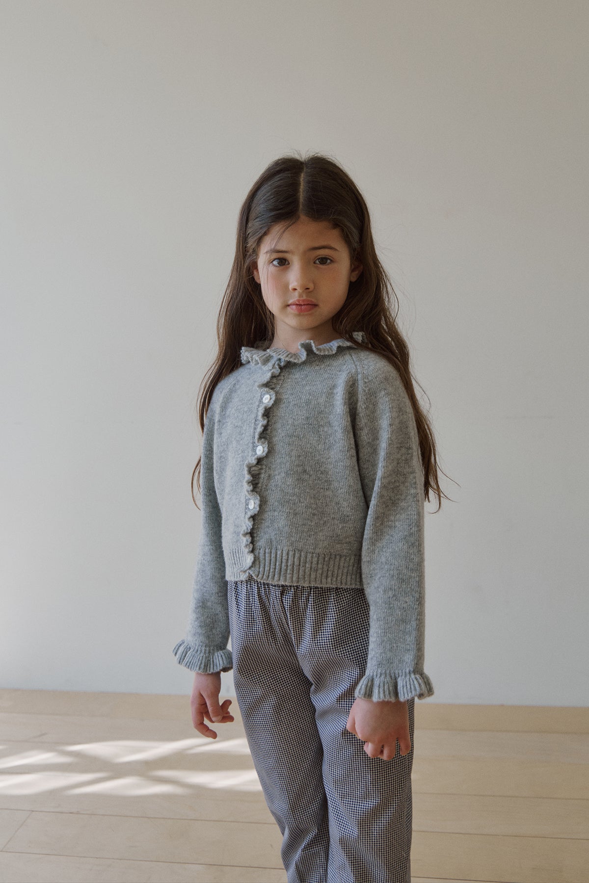 Nile frill cardigan