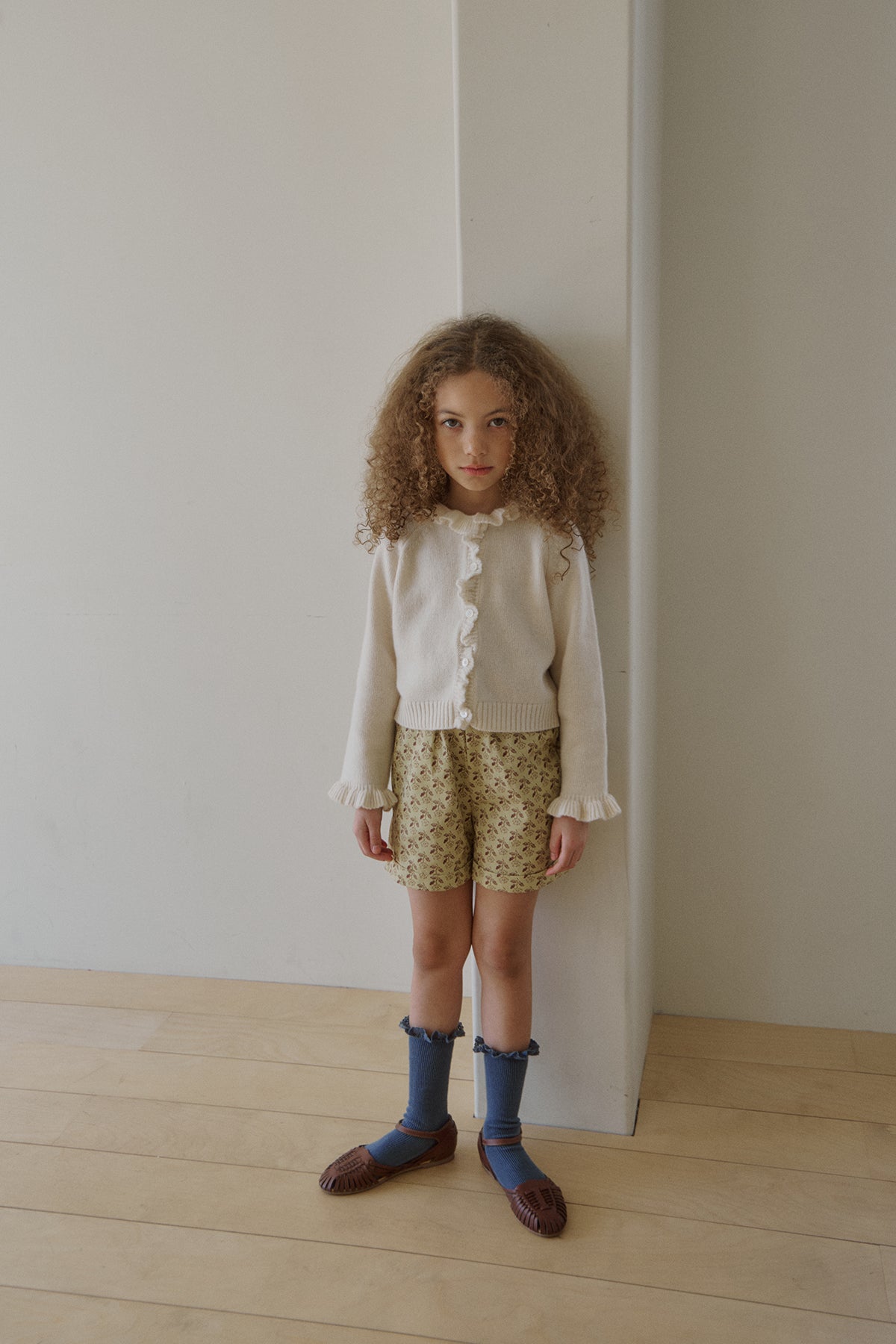 Nile frill cardigan