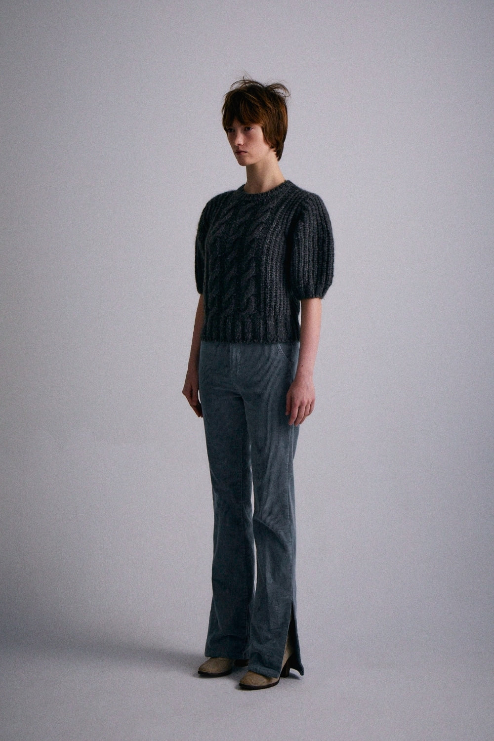 Abby Corduroy Pants. Blue