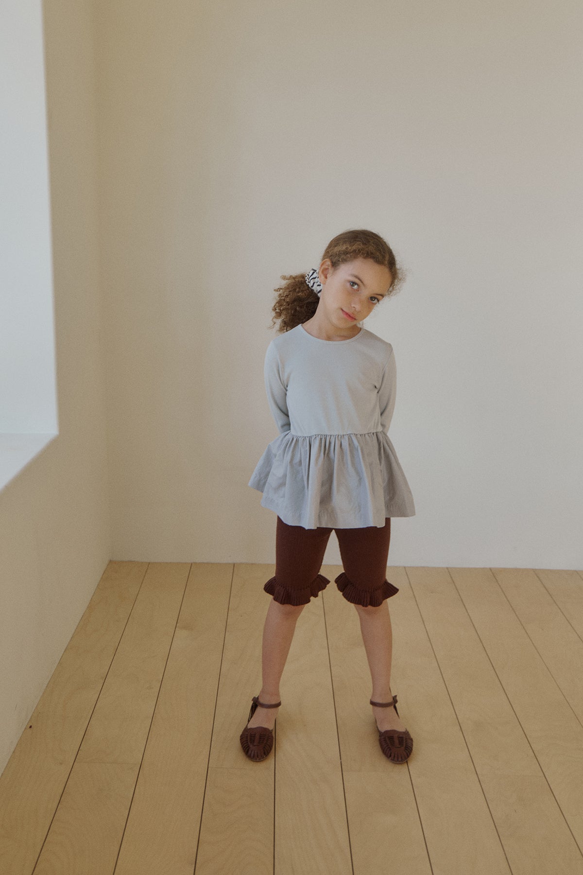 Nile frill shorts