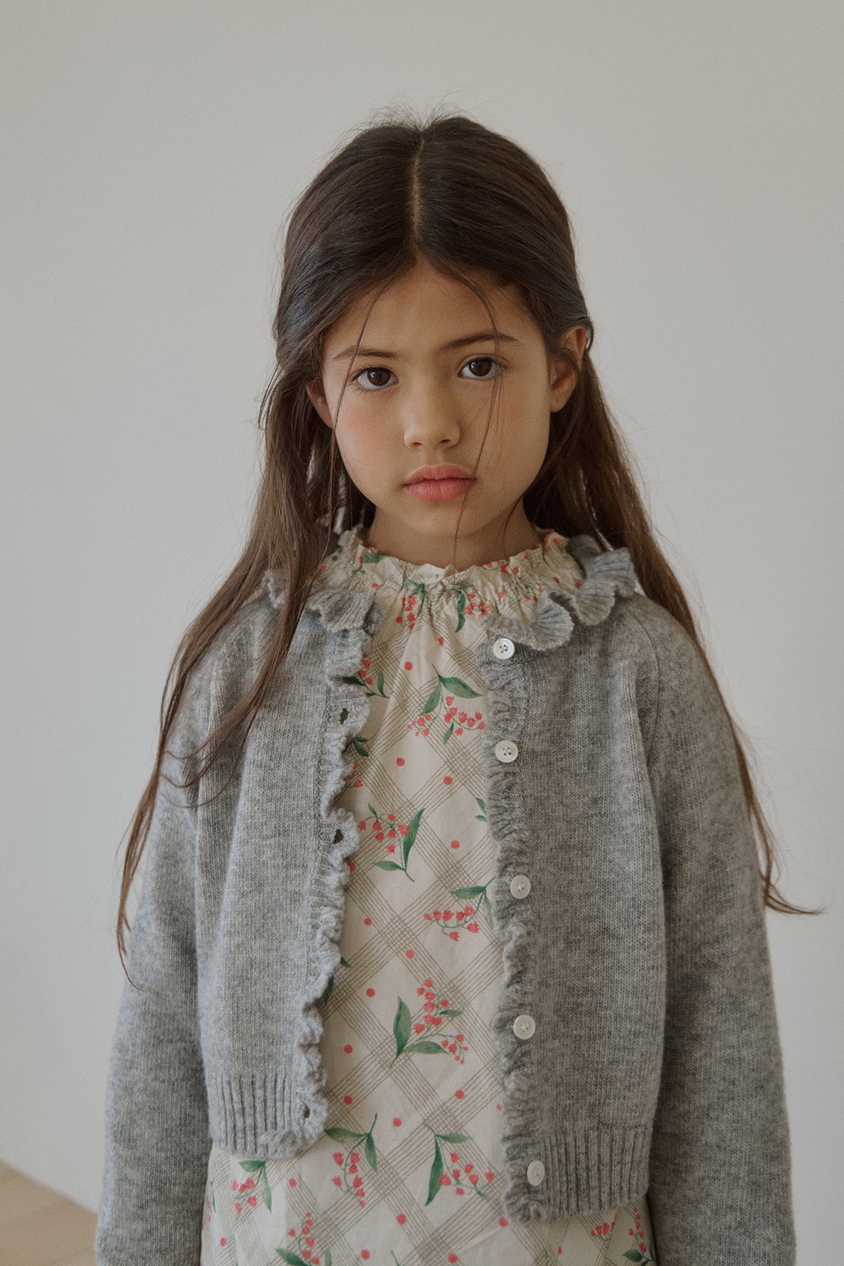 Nile frill cardigan