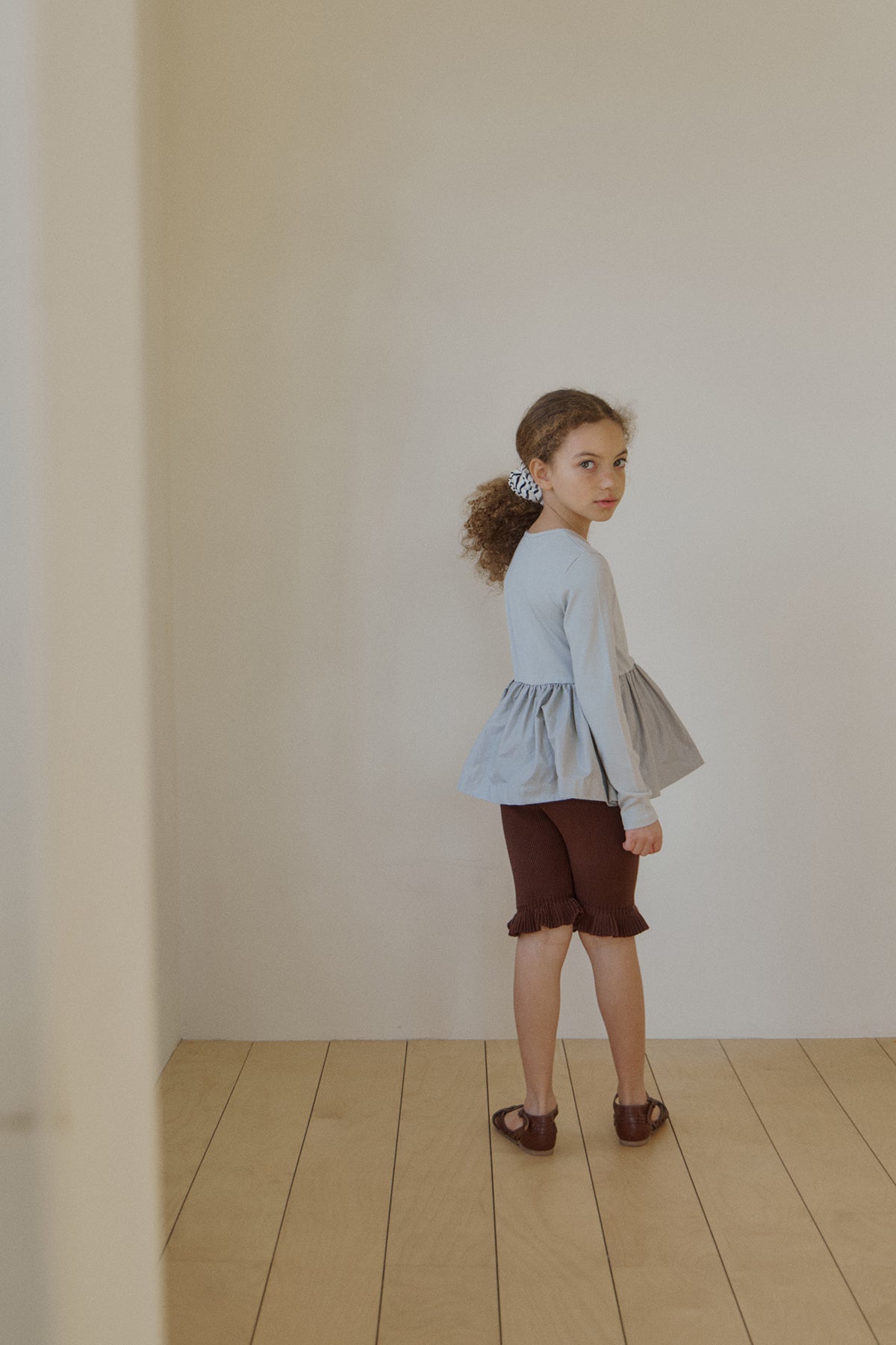 Nile frill shorts