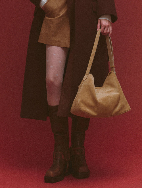 Abie Soft Bread Bag.Sand Beige