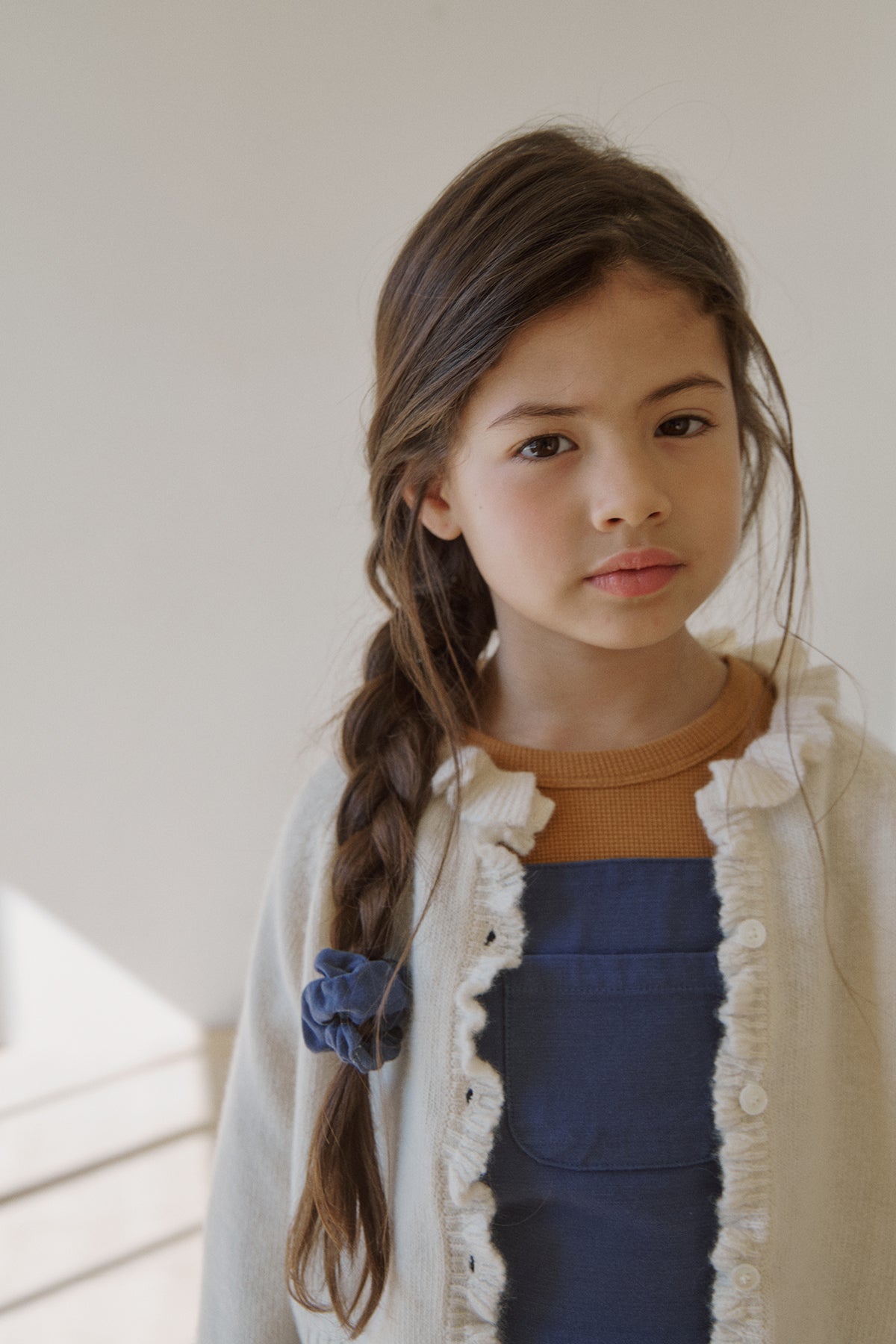 Nile frill cardigan
