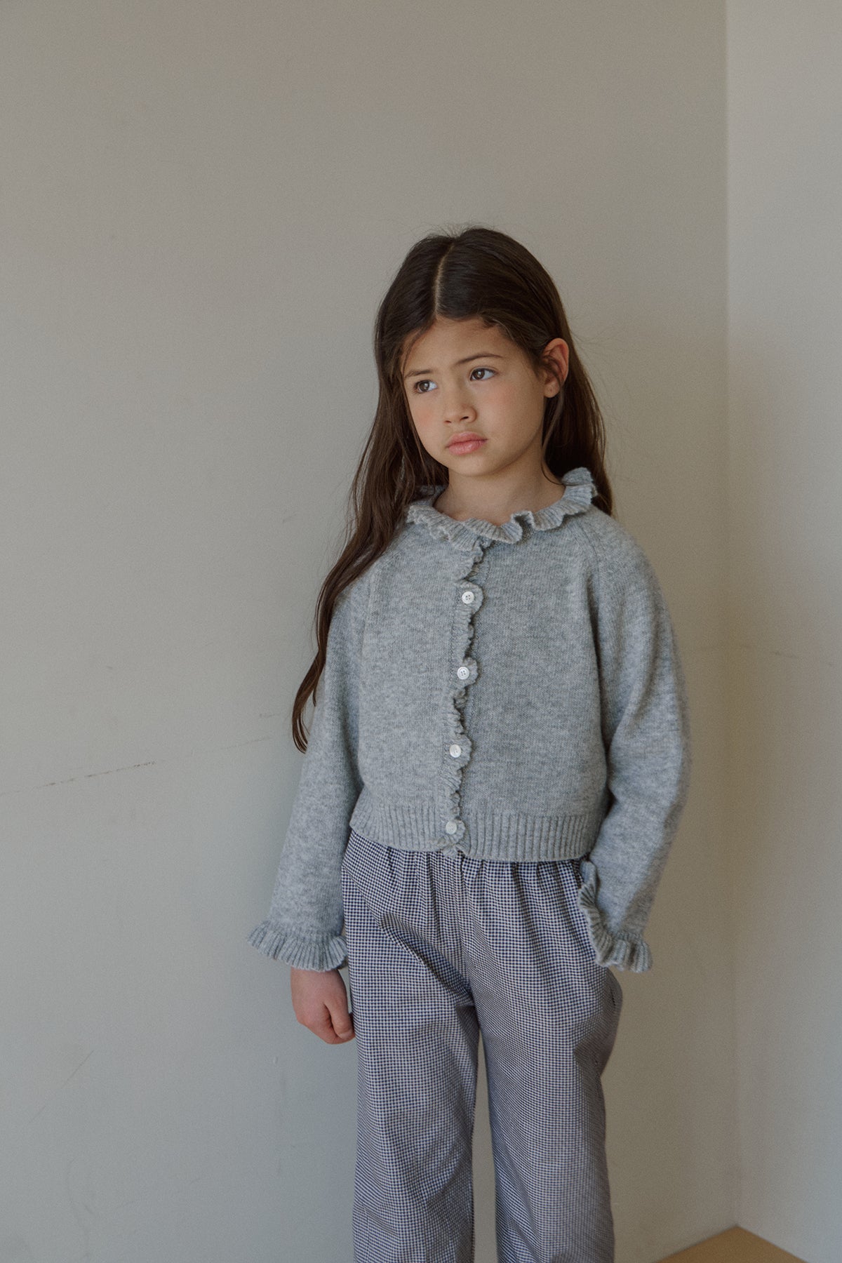 Nile frill cardigan