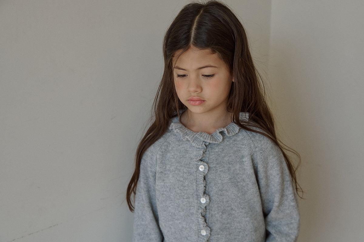 Nile frill cardigan