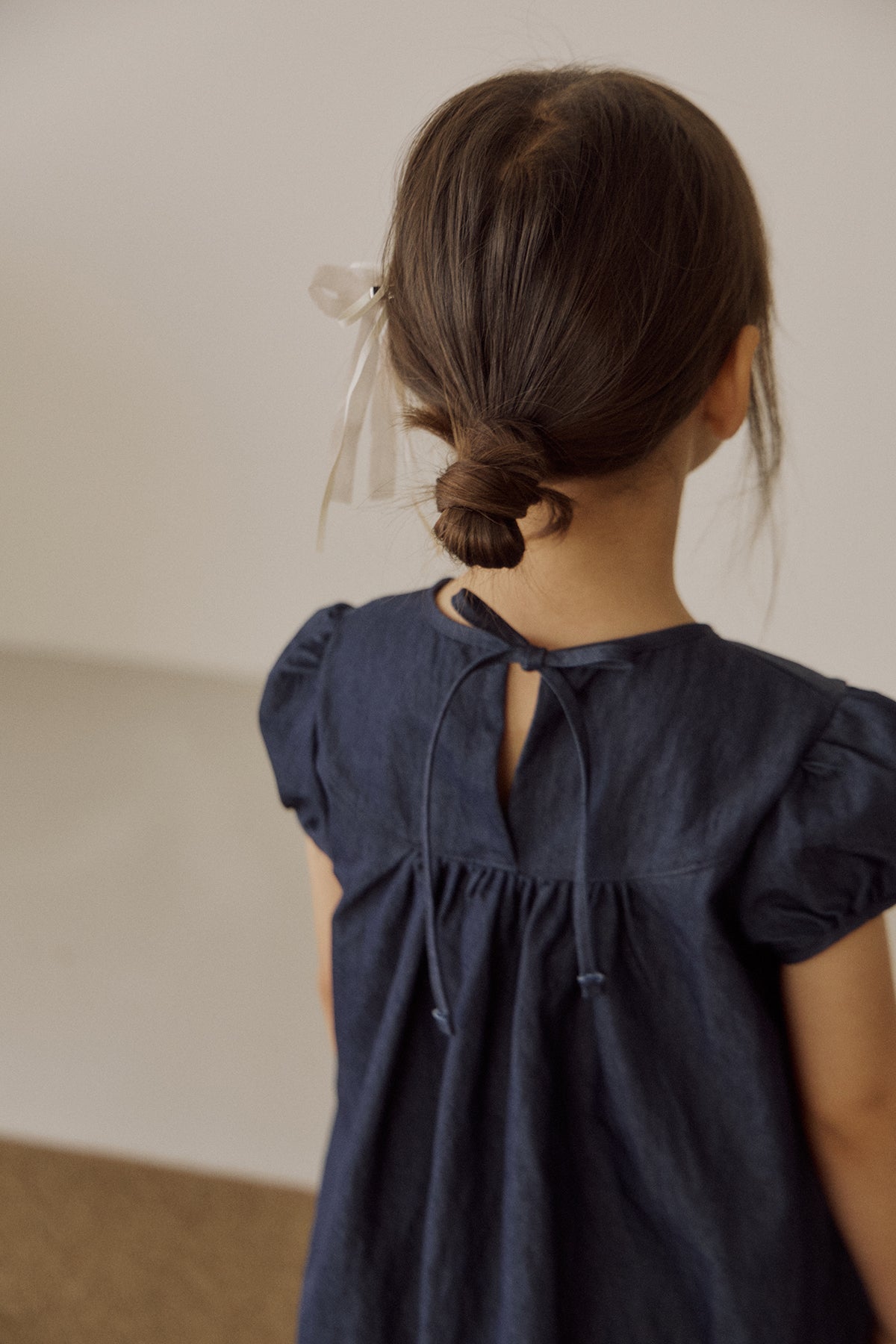 Berry denim dress