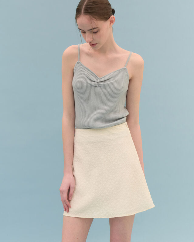 Moire Knit Sleeveless