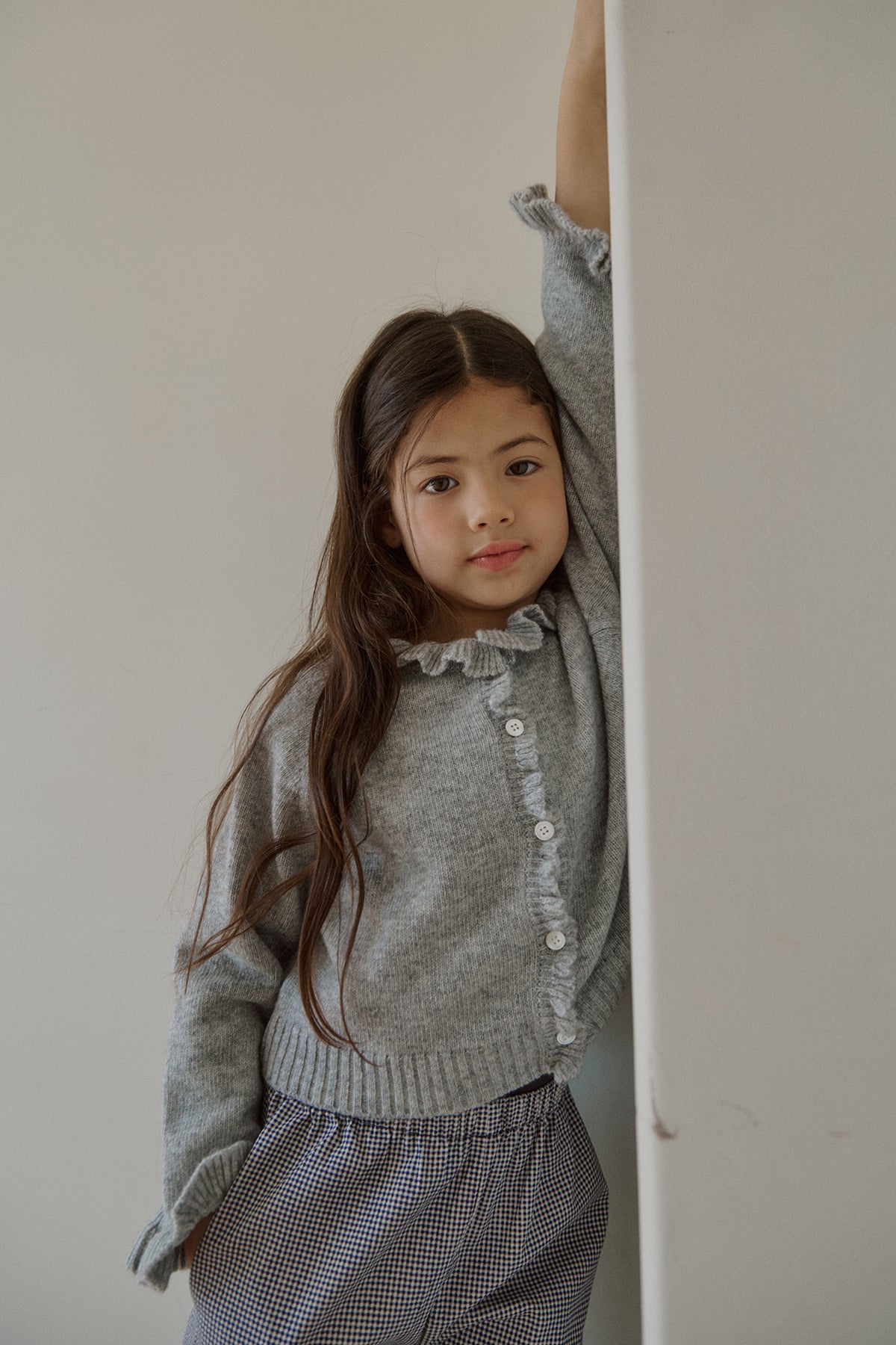 Nile frill cardigan