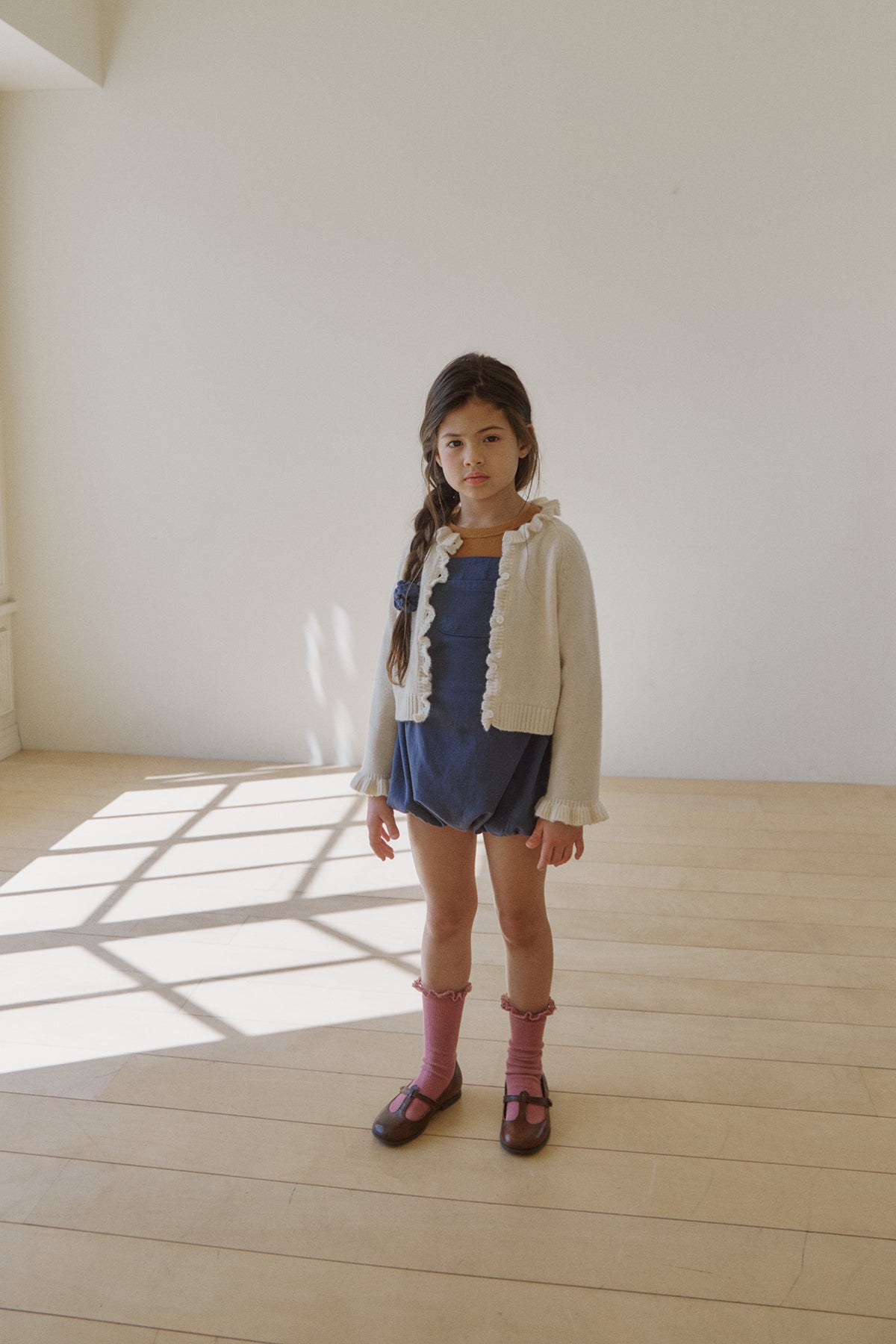 Nile frill cardigan