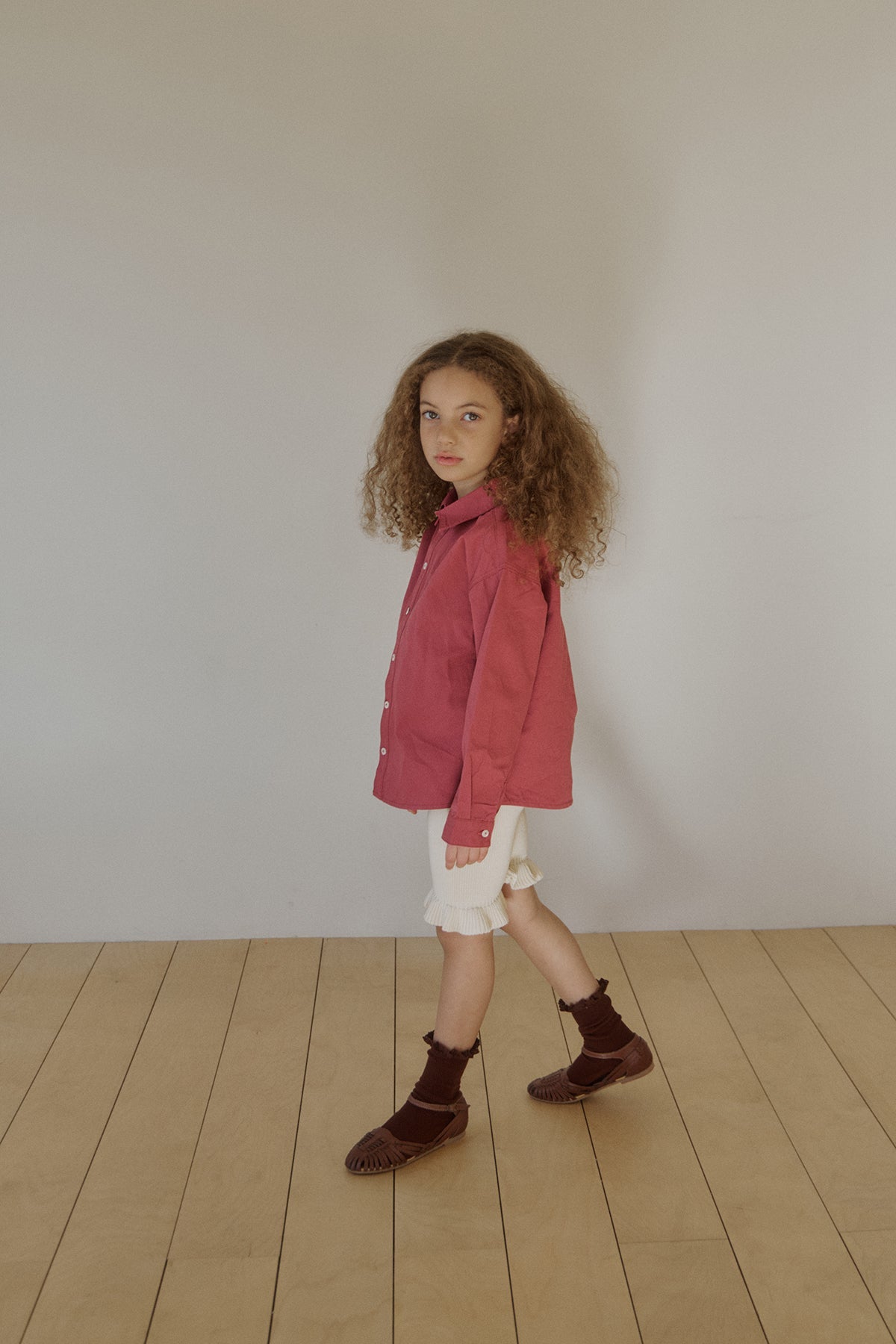 Nile frill shorts