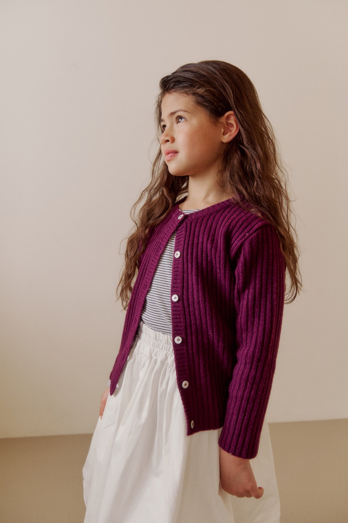 Pintuck palm skirt