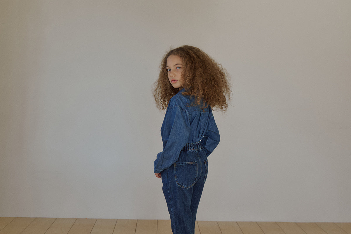 Pony denim pants
