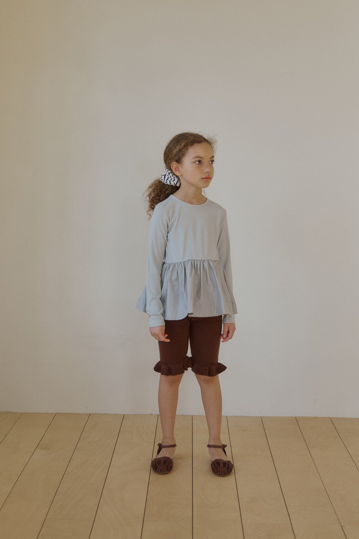 Nile frill shorts