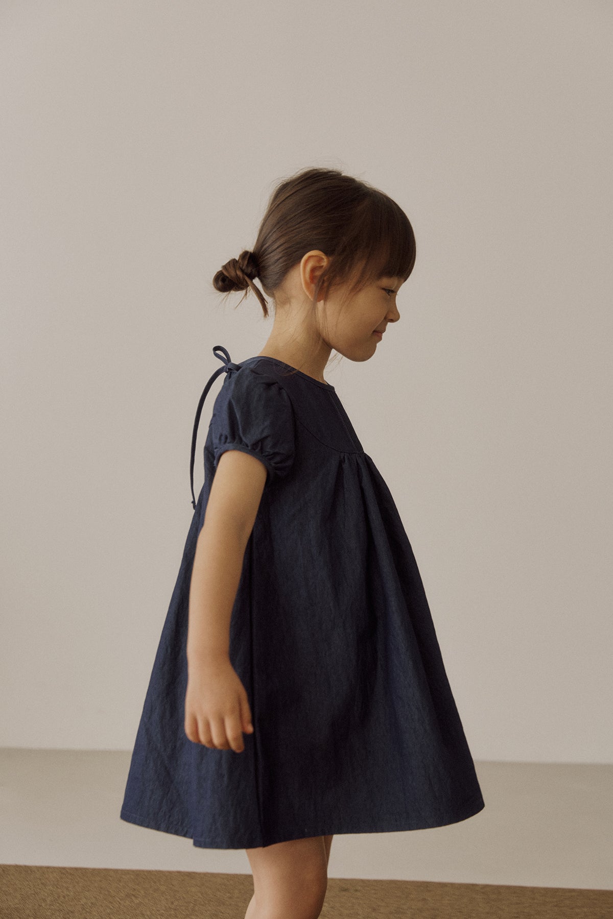 Berry denim dress