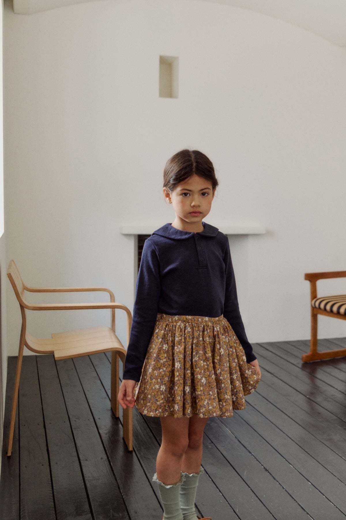 Fiora skirt.Mustard