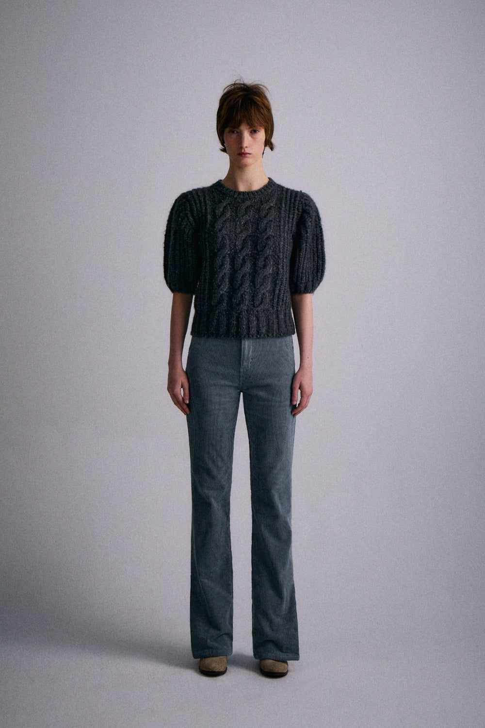 Abby Corduroy Pants. Blue