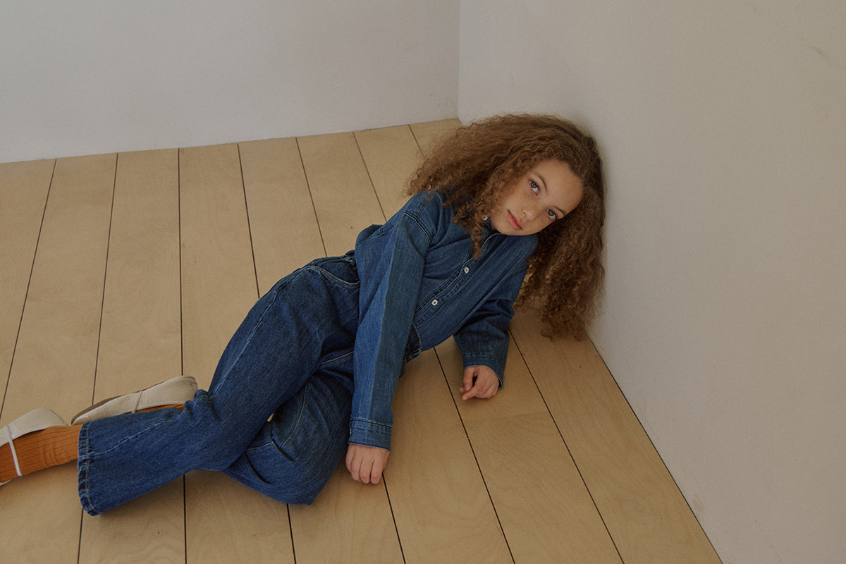 Pony denim pants