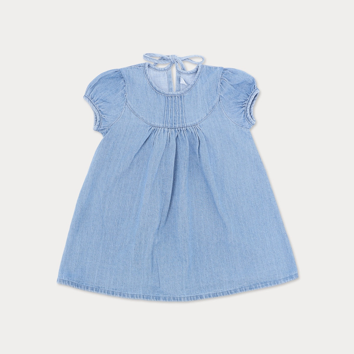Berry denim dress